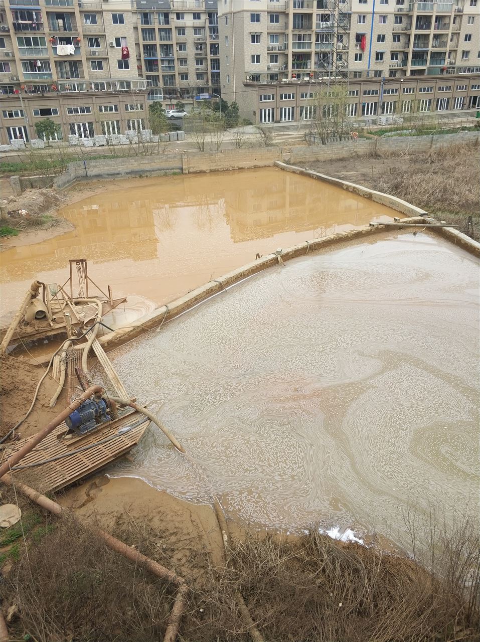 临高沉淀池淤泥清理-厂区废水池淤泥清淤